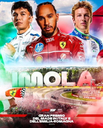F1  Pack GP Emilie-Romagne.2025